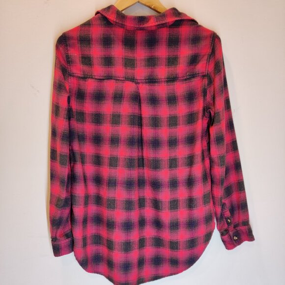 American Eagle Outfitters Soft Boyfriend Fit Flannel Shirt Medium - Picture 4 of 7